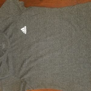 Grey short sleeve Adidas tee